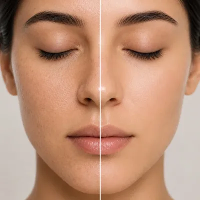 Uneven skin texture